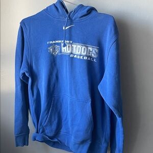 Nike Blue Hotdogs Baseball Pullover Hoodie